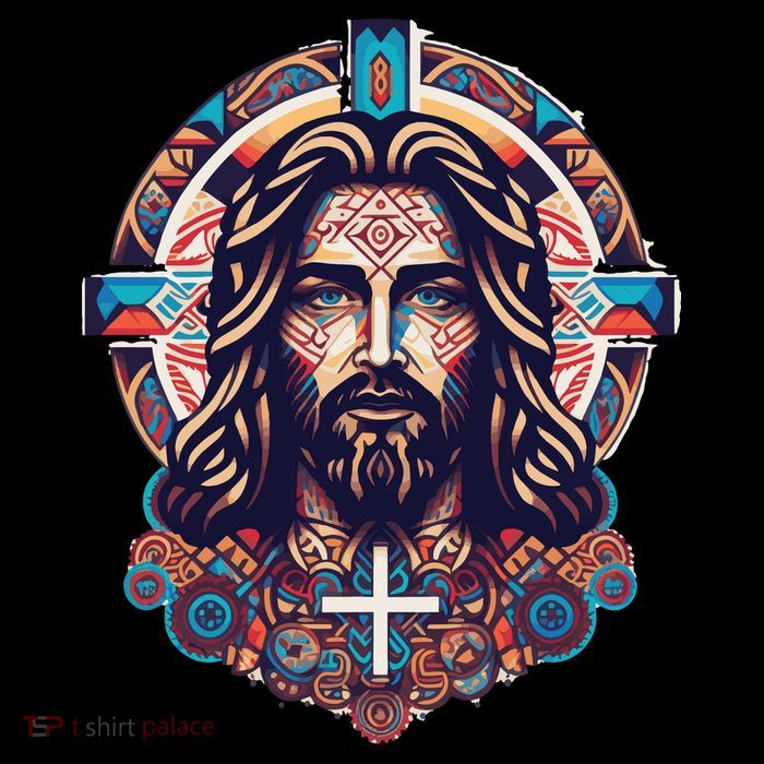 Jesus Abstract Art Mug