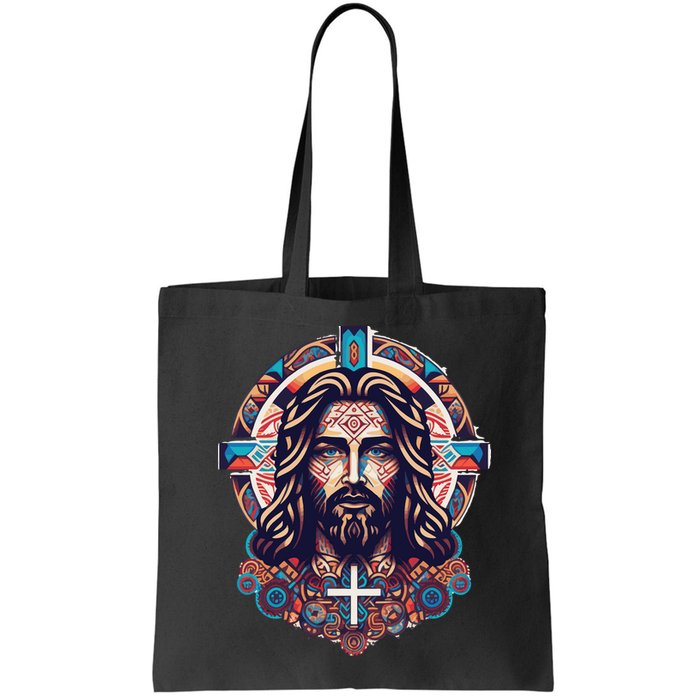 Jesus Abstract Art Bag