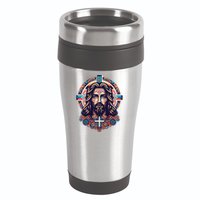 Jesus Abstract Art 16oz Travel Tumbler