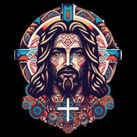 Jesus Abstract Art Toddler Sweatshirt