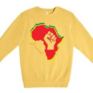 Juneteenth African American Pride Premium Crewneck Sweatshirt