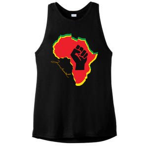 Juneteenth African American Pride Ladies PosiCharge Tri-Blend Wicking Tank