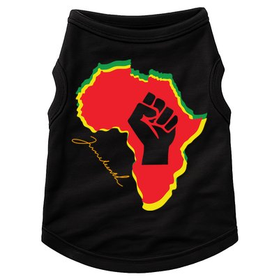 Juneteenth African American Pride Doggie Tank