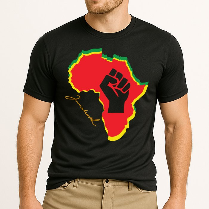 Juneteenth African American Pride Cooling Performance Crew T-Shirt