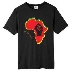 Juneteenth African American Pride Tall Fusion ChromaSoft Performance T-Shirt