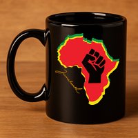 Juneteenth African American Pride 11oz C Handle Ceramic Mug