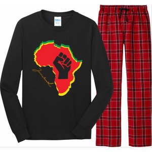 Juneteenth African American Pride Long Sleeve Pajama Set