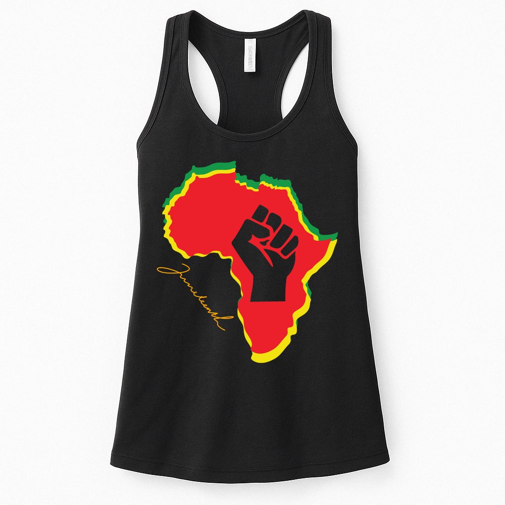 Juneteenth African American Pride Womens Tank Top