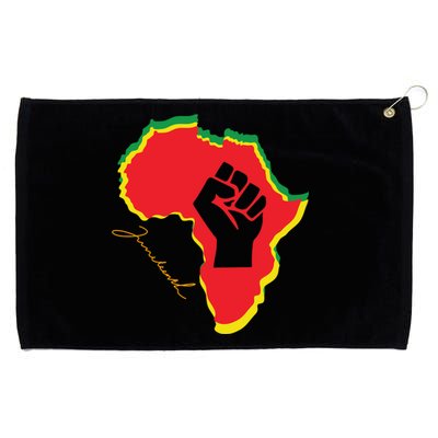 Juneteenth African American Pride Grommeted Golf Towel