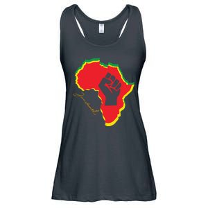 Juneteenth African American Pride Ladies Essential Flowy Tank