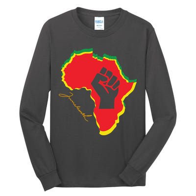 Juneteenth African American Pride Tall Long Sleeve T-Shirt