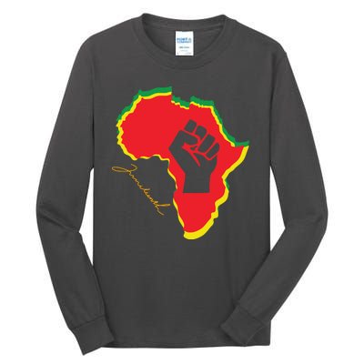 Juneteenth African American Pride Tall Long Sleeve T-Shirt