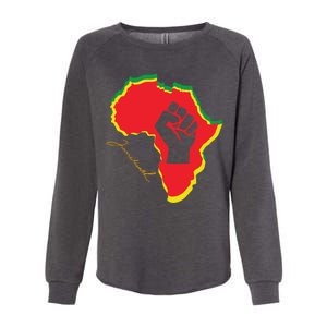 Juneteenth African American Pride Womens California Wash Sweatshirt