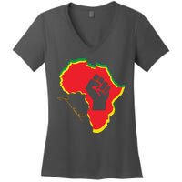 Juneteenth African American Pride Women's V-Neck T-Shirt