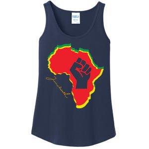 Juneteenth African American Pride Ladies Essential Tank