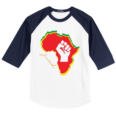 Juneteenth African American Pride Baseball Sleeve Shirt