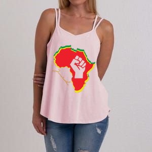 Juneteenth African American Pride Women's Strappy Tank