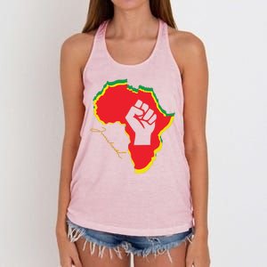 Juneteenth African American Pride Women's Knotted Racerback Tank