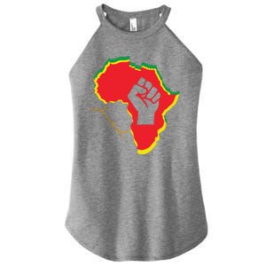 Juneteenth African American Pride Women’s Perfect Tri Rocker Tank