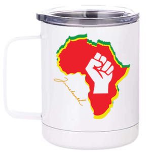 Juneteenth African American Pride 12 oz Stainless Steel Tumbler Cup