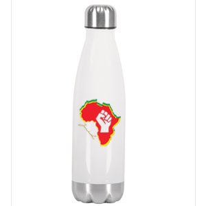 Juneteenth African American Pride Stainless Steel Insulated Water Bottle