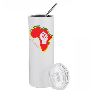 Juneteenth African American Pride Stainless Steel Tumbler