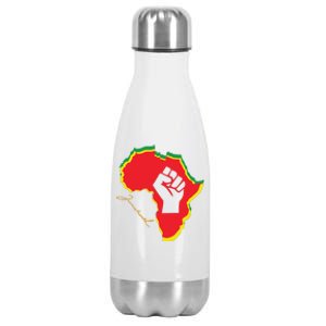 Juneteenth African American Pride Stainless Steel Insulated Water Bottle