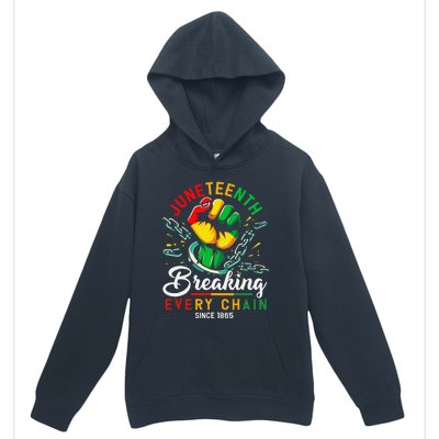 Juneteenth African American Freedom 1865 Urban Pullover Hoodie