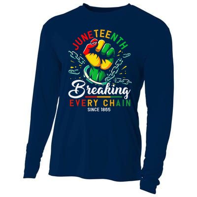 Juneteenth African American Freedom 1865 Cooling Performance Long Sleeve Crew