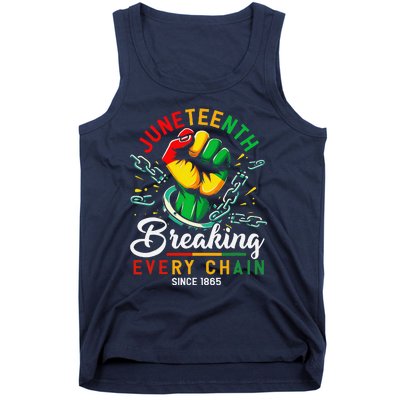 Juneteenth African American Freedom 1865 Tank Top