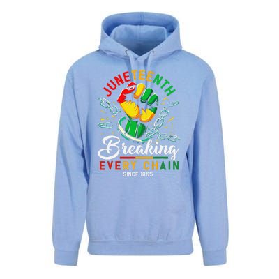 Juneteenth African American Freedom 1865 Unisex Surf Hoodie