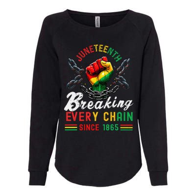 Juneteenth African American Freedom 1865 Womens California Wash Sweatshirt