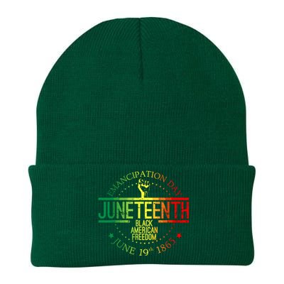 Juneteenth African American Freedom Black History June 19 Knit Cap Winter Beanie