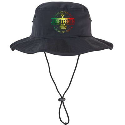 Juneteenth African American Freedom Black History June 19 Legacy Cool Fit Booney Bucket Hat