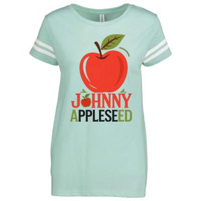 Johnny Appleseed Apple Day Sept 26 Orchard Nursery Enza Ladies Jersey Football T-Shirt