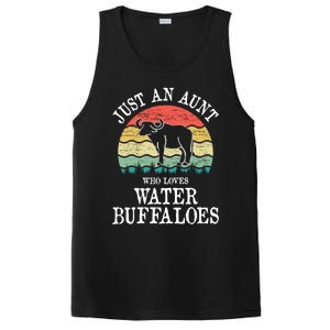 Just An Aunt Who Loves Water Buffaloes Gift PosiCharge Competitor Tank