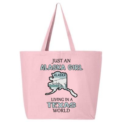 Just An Alaska Girl Living In A Texas World 25L Jumbo Tote