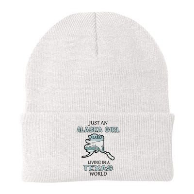 Just An Alaska Girl Living In A Texas World Beanie