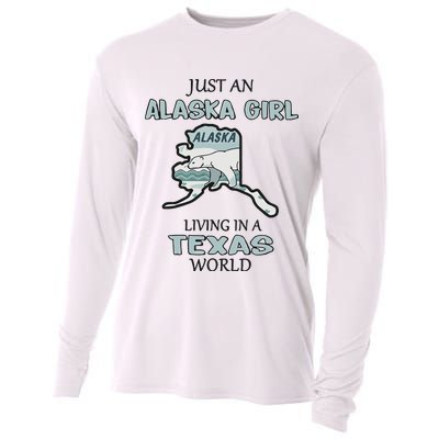 Just An Alaska Girl Living In A Texas World Cooling Performance Long Sleeve Crew