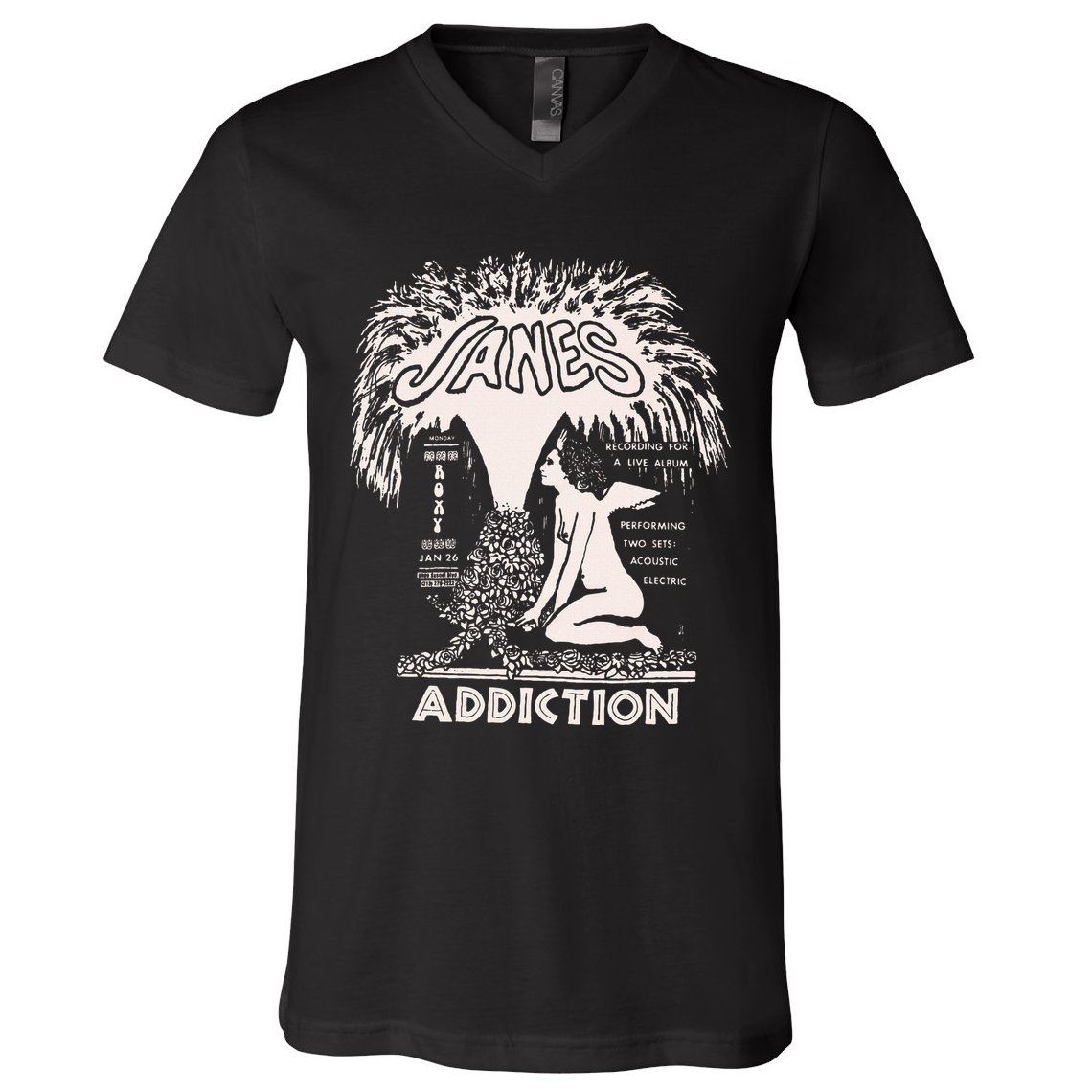J.A.N.E.’S Addiction – Addiction V-Neck T-Shirt