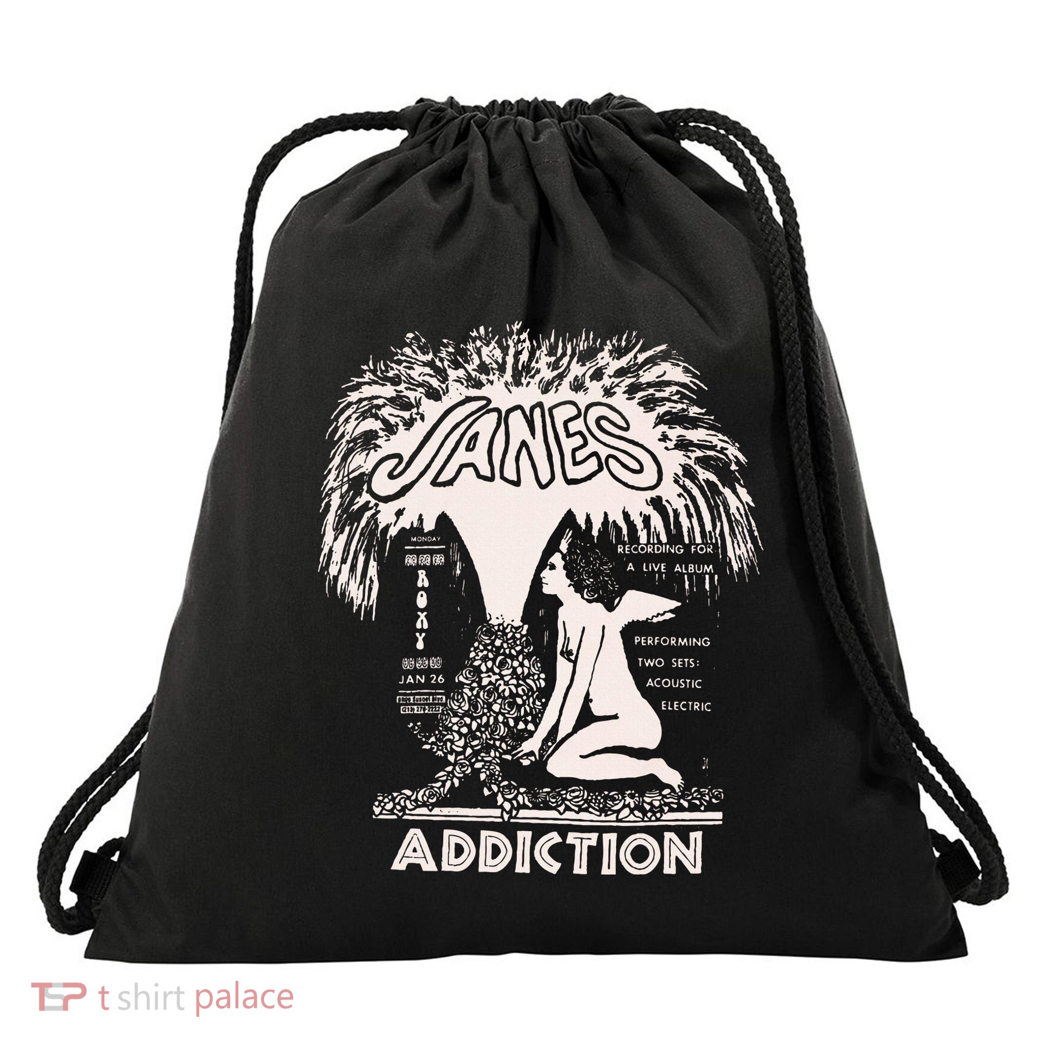 J.A.N.E.’S Addiction – Addiction Drawstring Bag