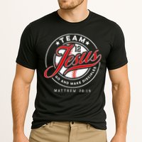 Jesus And Baseball Team Jesus Christian Matthew 28 19 Verse Cooling Performance Crew T-Shirt