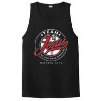 Jesus And Baseball Team Jesus Christian Matthew 28 19 Verse PosiCharge Competitor Tank