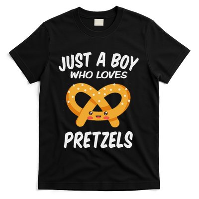 Just A Boy Who Loves Pretzels Funny Pretzel T-Shirt