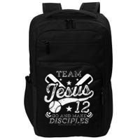 Jesus and Baseball Team Jesus Christian Matthew 2819 Verse Impact Tech Backpack