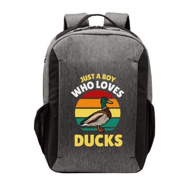 Just A Boy Who Loves Ducks Funny Duck 5t 4t 3t Vector Backpack