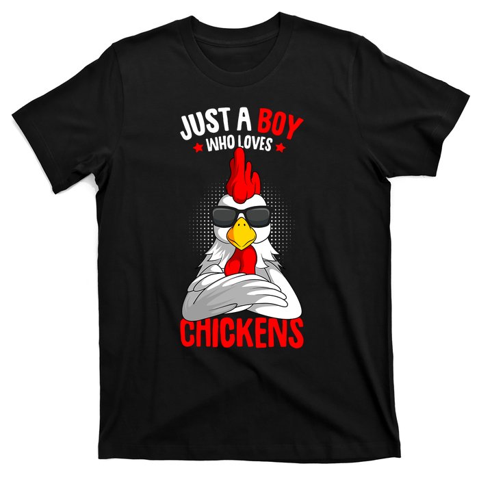 Just A Boy Who Loves Chickens T-Shirt