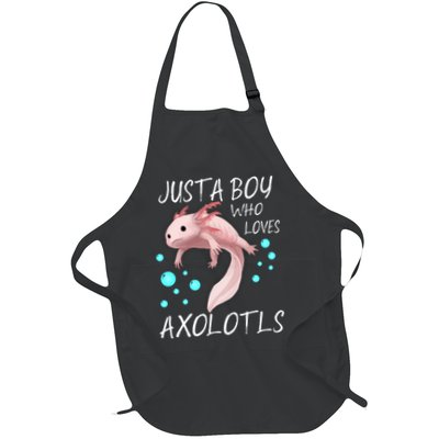 Just A Boy Who Loves Axolotls Apron