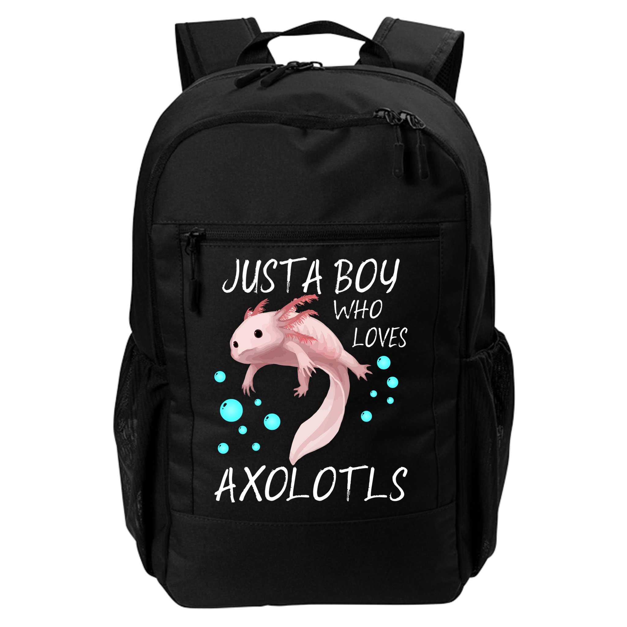 Just A Boy Who Loves Axolotls Backpack