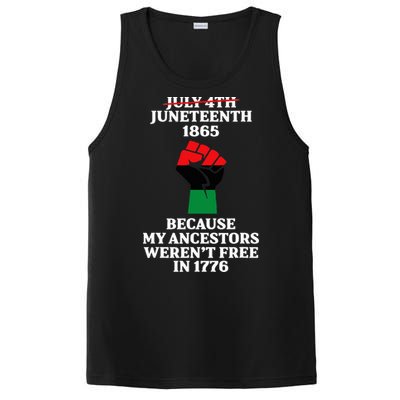 Juneteenth Ancestors Black African American Flag Pride PosiCharge Competitor Tank